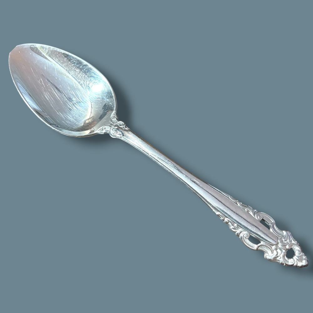 Gorham Strainless Pierced Baroque 8 3/4in Serving Spoon‎
